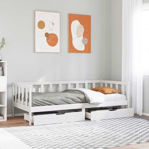 Daybed with drawers without - drawers,
