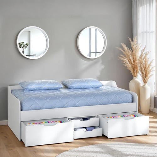 Dante day bed white 3ft - bed,