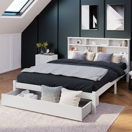 Wooden double daybed - wooden,
