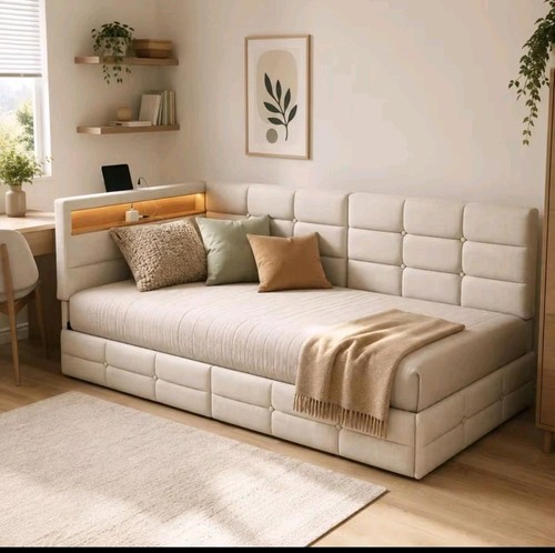 Upholstered day bed - day, frame