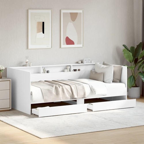 White daybed with drawers - daybed,