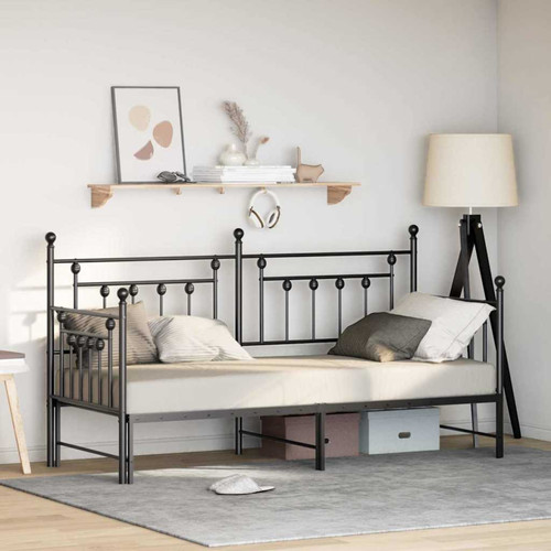 Daybed frame black - black, 80