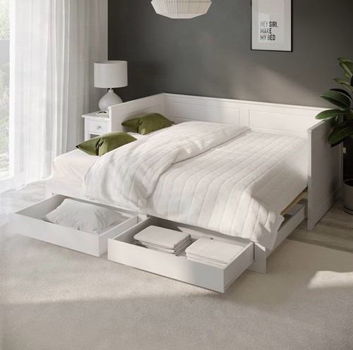 White daybed guest - daybed,