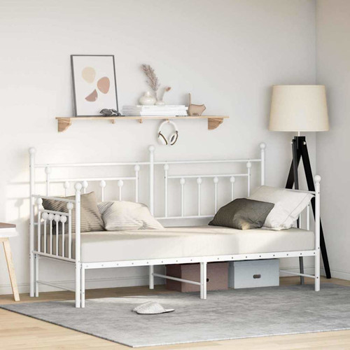 Daybed frame white steel - daybed,