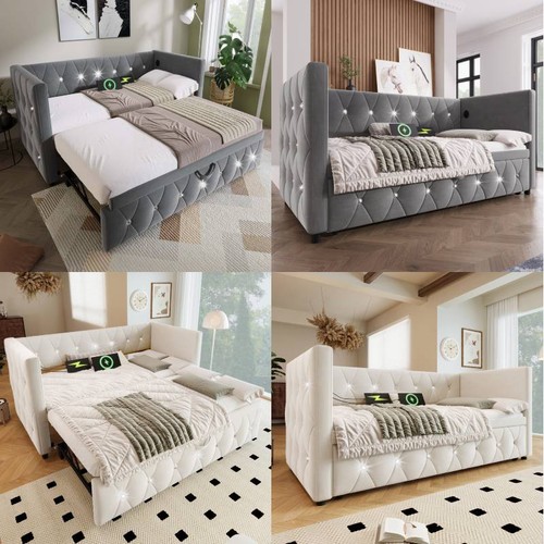 Daybed velvet upholstered - daybed, bed