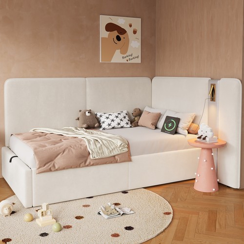 Daybed 3ft upholstered single - 3ft,