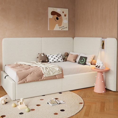 Daybed 3ft upholstered single - 3ft,