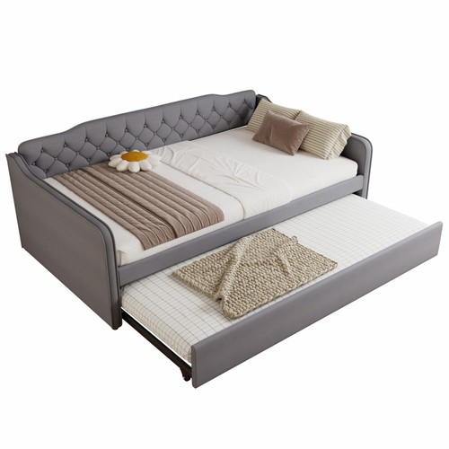 Grey velvet upholstered - velvet,