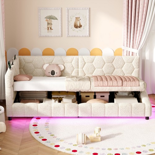 Daybed upholstered 3ft bed - upholstered,