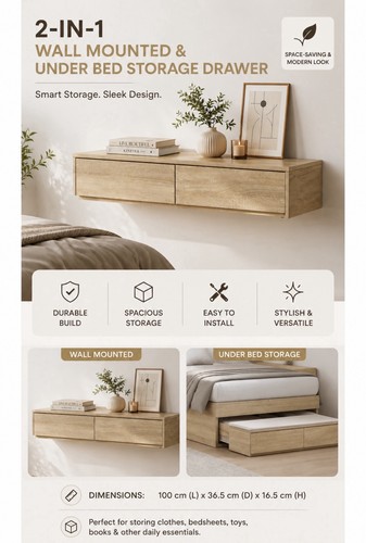 Storage bed frame sonoma - storage,