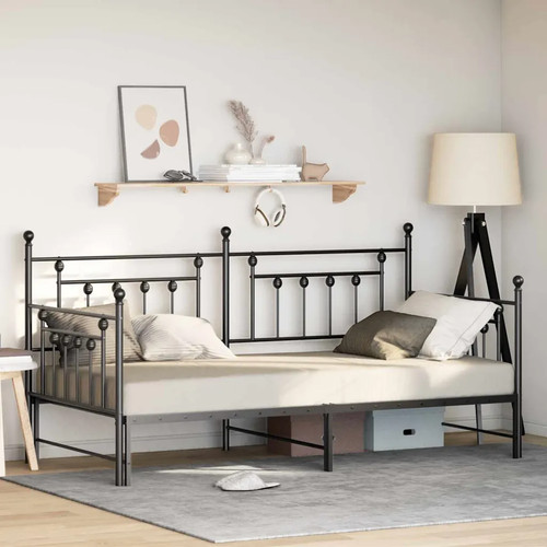 Walplus black daybed frame - black,