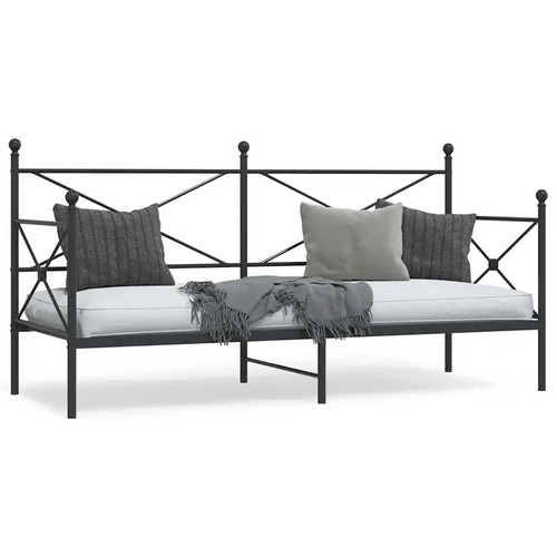 Daybed black steel single - daybed,