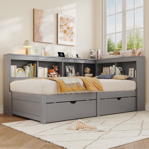 Daybed 3ft single wooden - single,