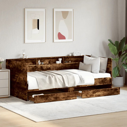 Walplus smoked oak daybed - smoked,